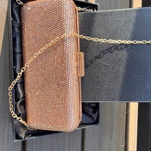Glamorous Copper Evening Clutch